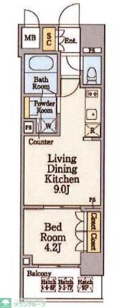 TS-COURT日本橋浜町の物件間取画像